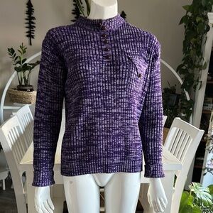 Vintage Purple Crew Neck Sweater